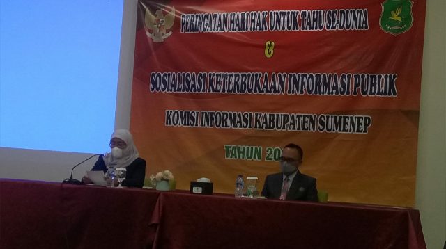 Hadiri Peringatan Hari Hak Untuk Tahu, Ini Pesan Wakil Bupati Sumenep