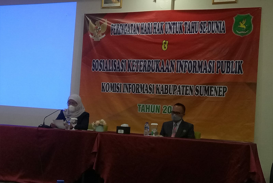 Hadiri Peringatan Hari Hak Untuk Tahu, Ini Pesan Wakil Bupati Sumenep