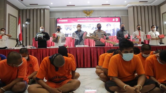 Terlibat Kasus Kriminal, Puluhan Pesilat di Jatim Diringkus Polisi