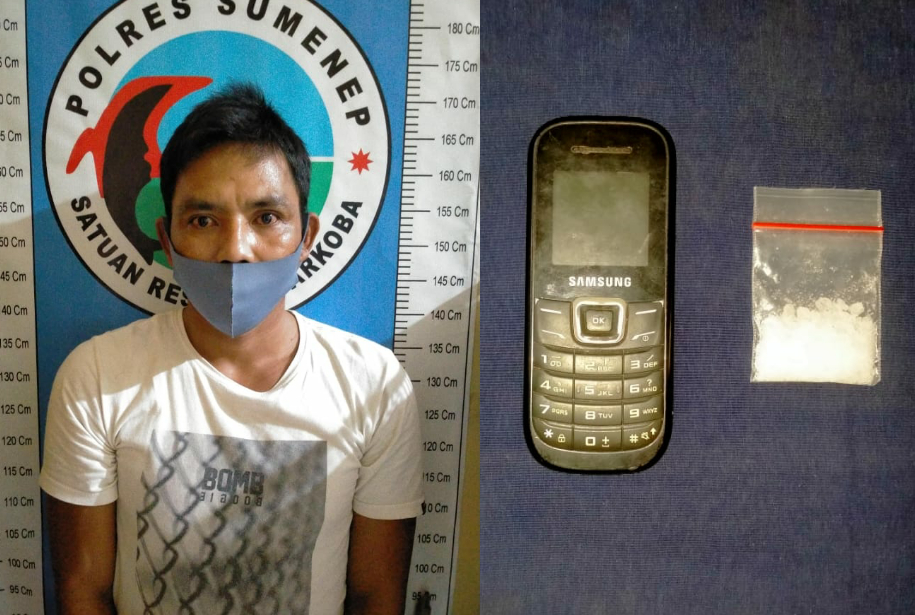 Jualan Sabu di Sumenep, Pemuda Asal Sampang Diringkus Polisi