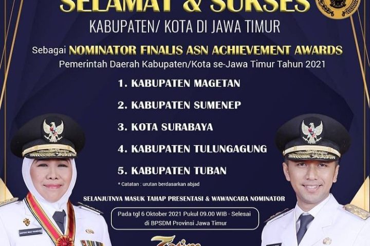 Pemkab Sumenep Jadi Nominator Finalis ASN Achievement Award Jatim 2021