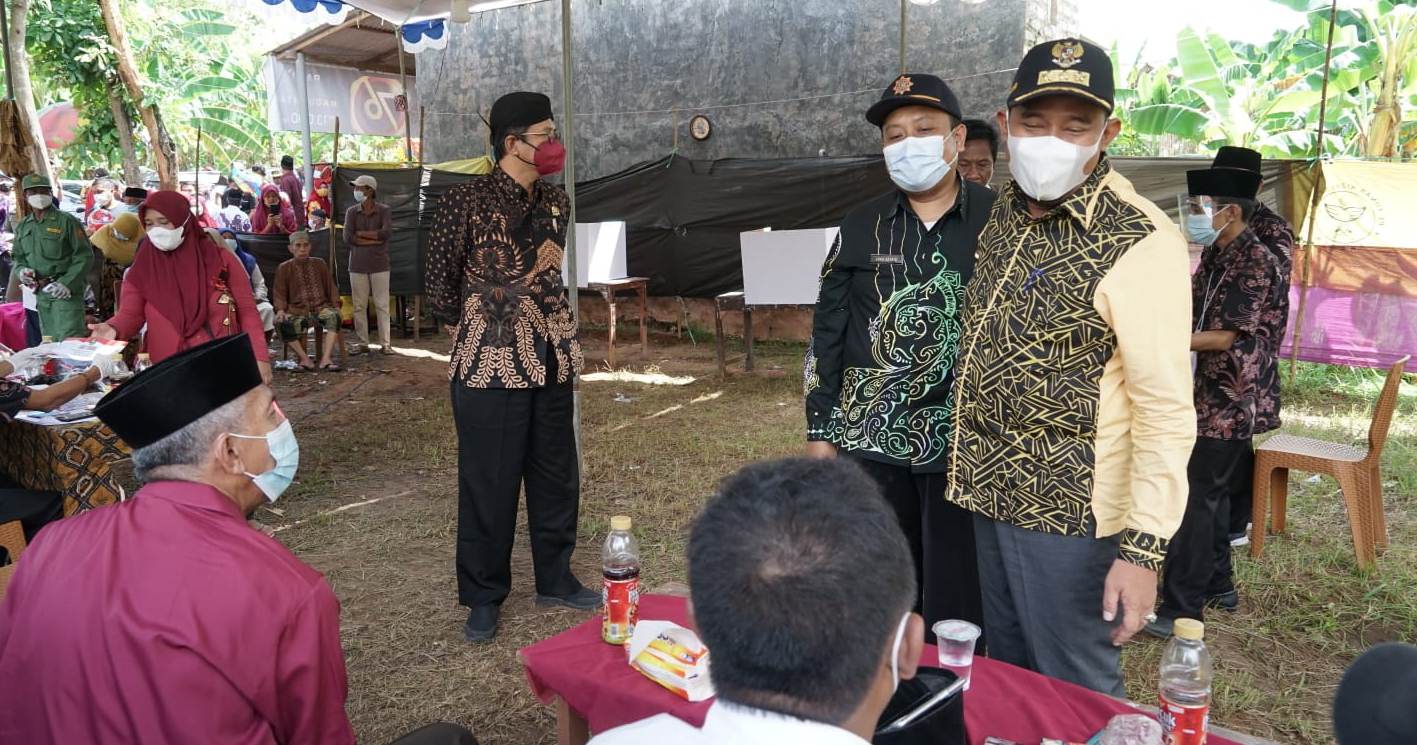 Bupati Sumenep Bersama Forkopimda Tinjau Pelaksanaan Pilkades Serentak 2021