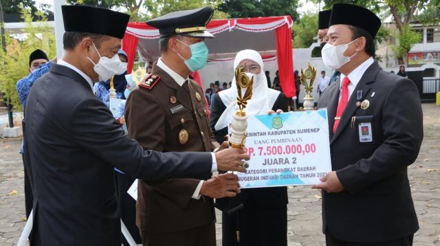 Inovasi Dispertahortbun Sumenep Diganjar Penghargaan Anugerah Inovasi Daerah 2021