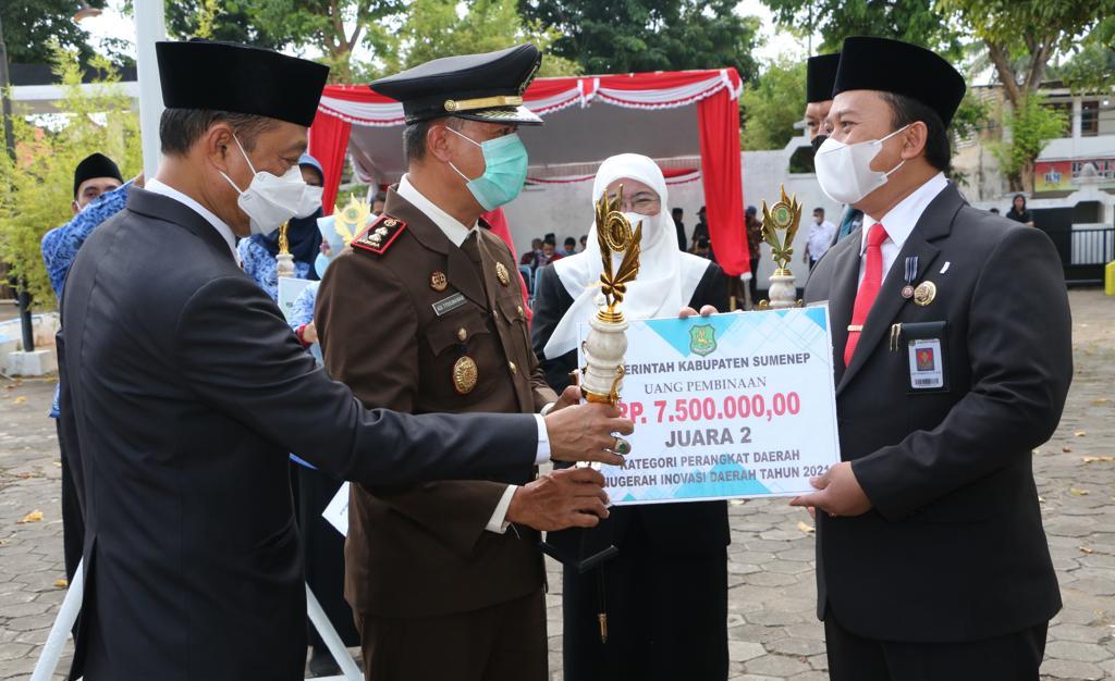 Inovasi Dispertahortbun Sumenep Diganjar Penghargaan Anugerah Inovasi Daerah 2021