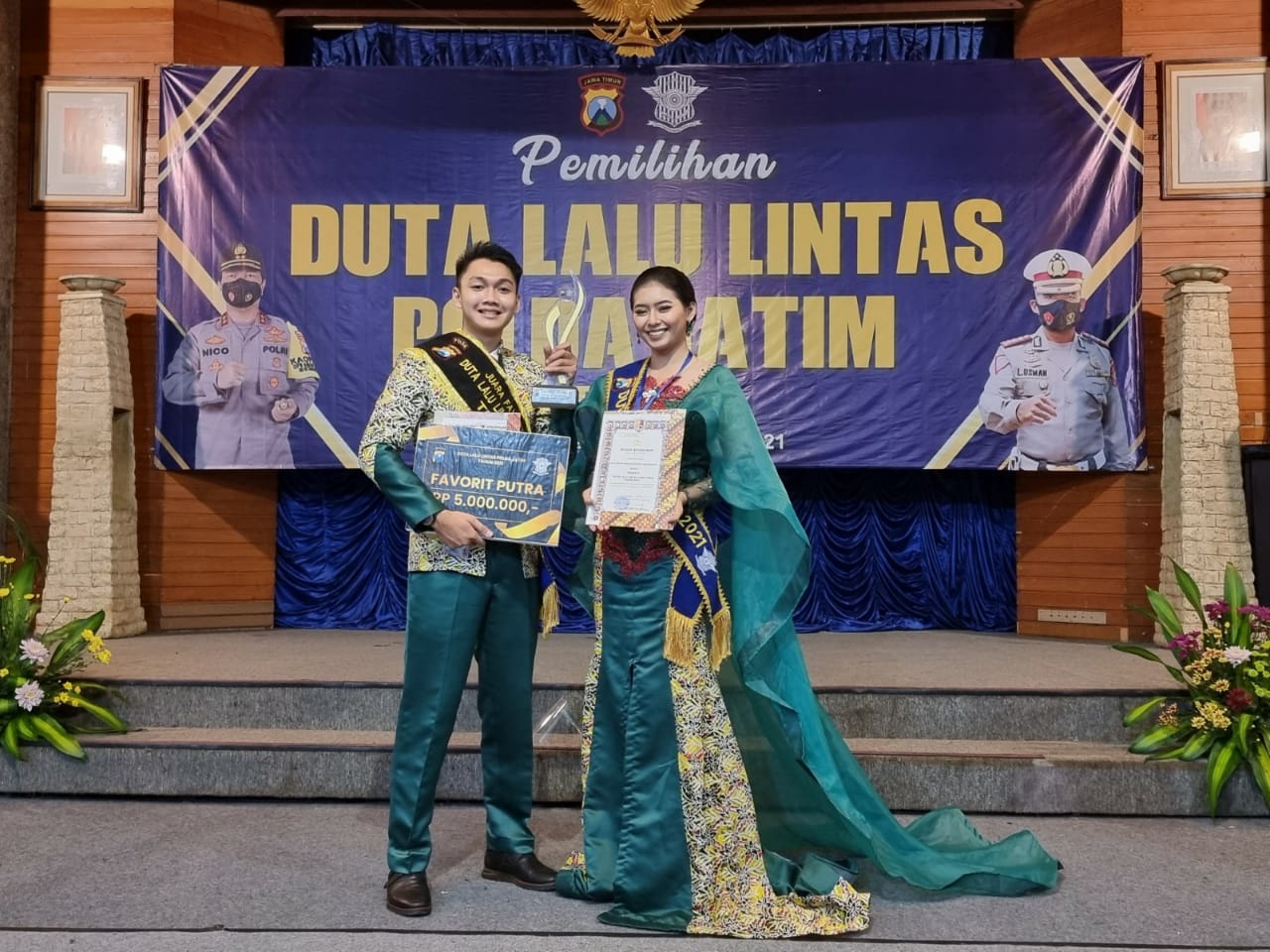 Duta Lalu Lintas Polres Jember Sabet Juara Favorit Polda Jatim