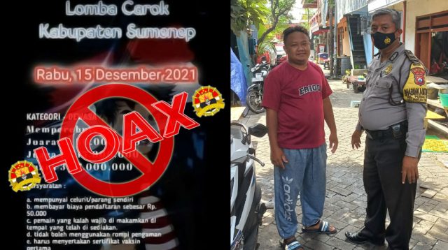Hoax Lomba Carok di Sumenep, Humas Polres : Pelaku Asal Surabaya