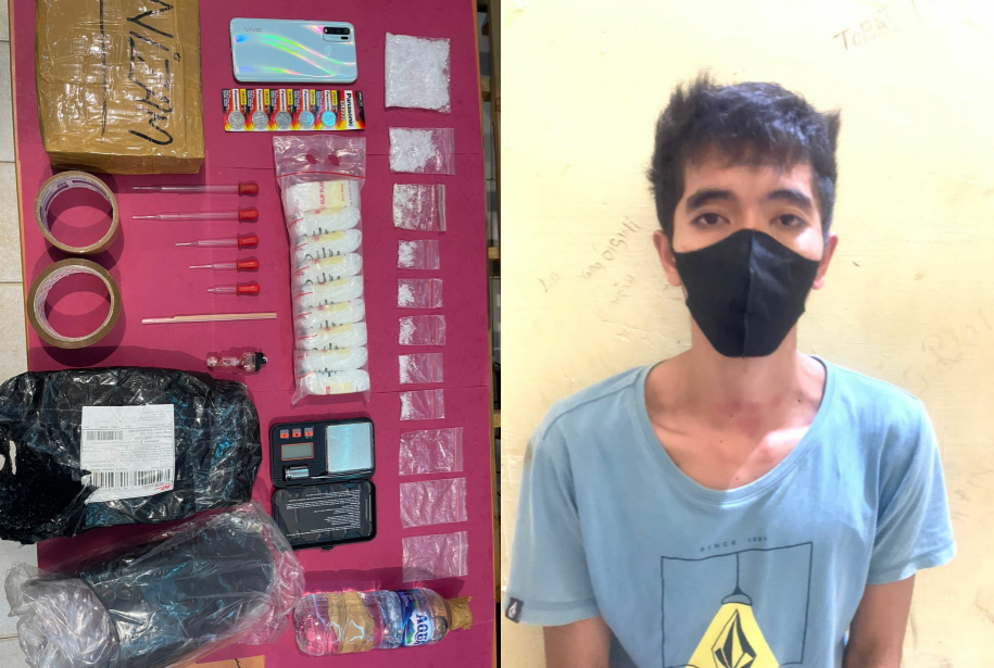 Asyik Bungkus Sabu, Pemuda Arjasa Ditangkap Polisi