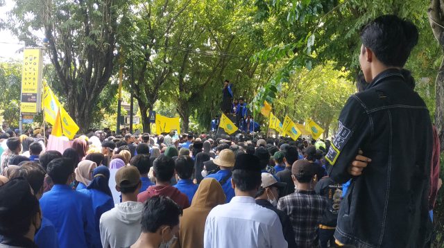 Tuntut Polisi Profesional, Ribuan Kader PMII Demo Mapolres Sumenep