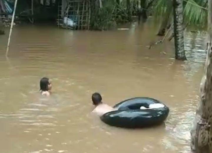 Hujan Deras Sejak Pagi, Sejumlah Rumah di Kecamatan Batang-batang Direndam Banjir