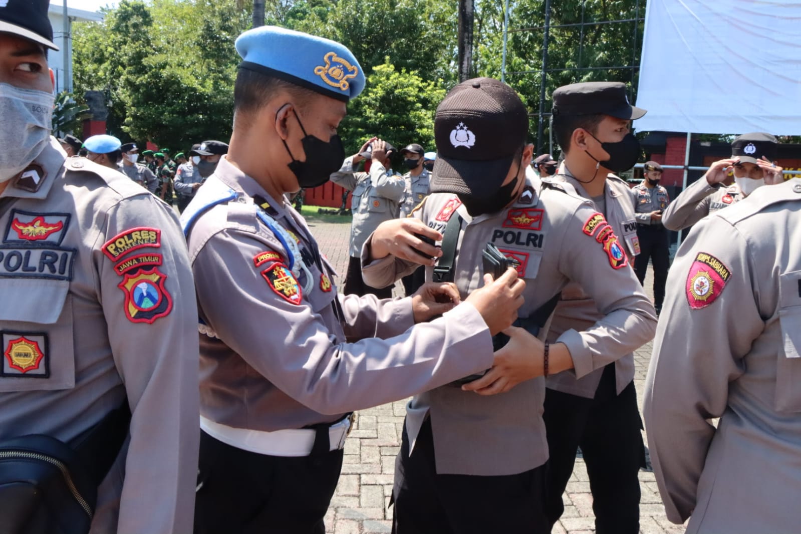 Amankan Demo Mahasiswa, Polres Sumenep Terjunkan 475 Personel