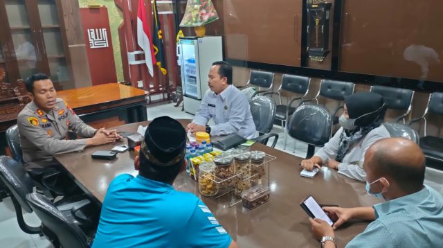 Bahas Wabah PMK, Kapolres Sumenep Rakor dengan DKPP
