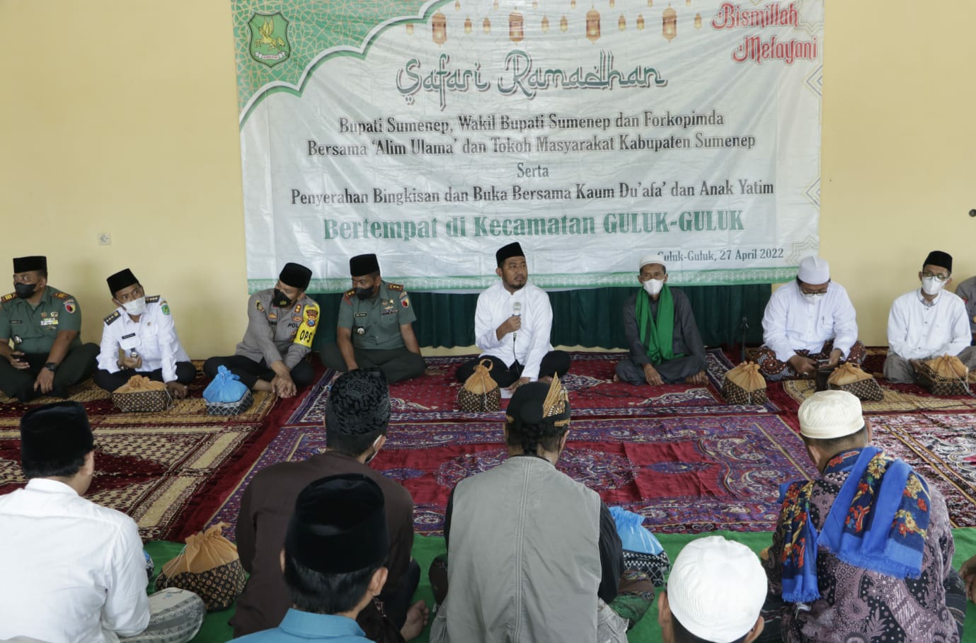 Gelar Safari Ramadan, Bupati Sumenep Minta Doa Ulama dan Masyarakat
