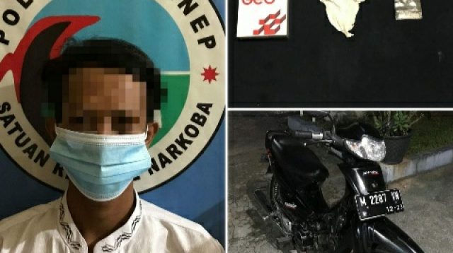 Hendak Transaksi Narkoba, Pemuda Asal Desa Gunggung Diciduk Polisi
