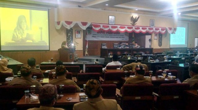 DPRD Sumenep Gelar Paripurna Penyampaian Jawaban Bupati Atas PU Fraksi-fraksi