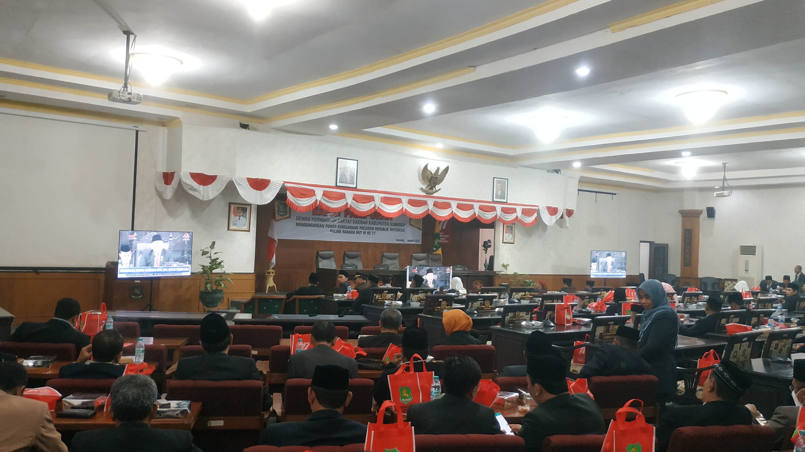 DPRD Sumenep Gelar Paripurna Istimewa Mendengarkan Pidato Kenegaraan Presiden RI