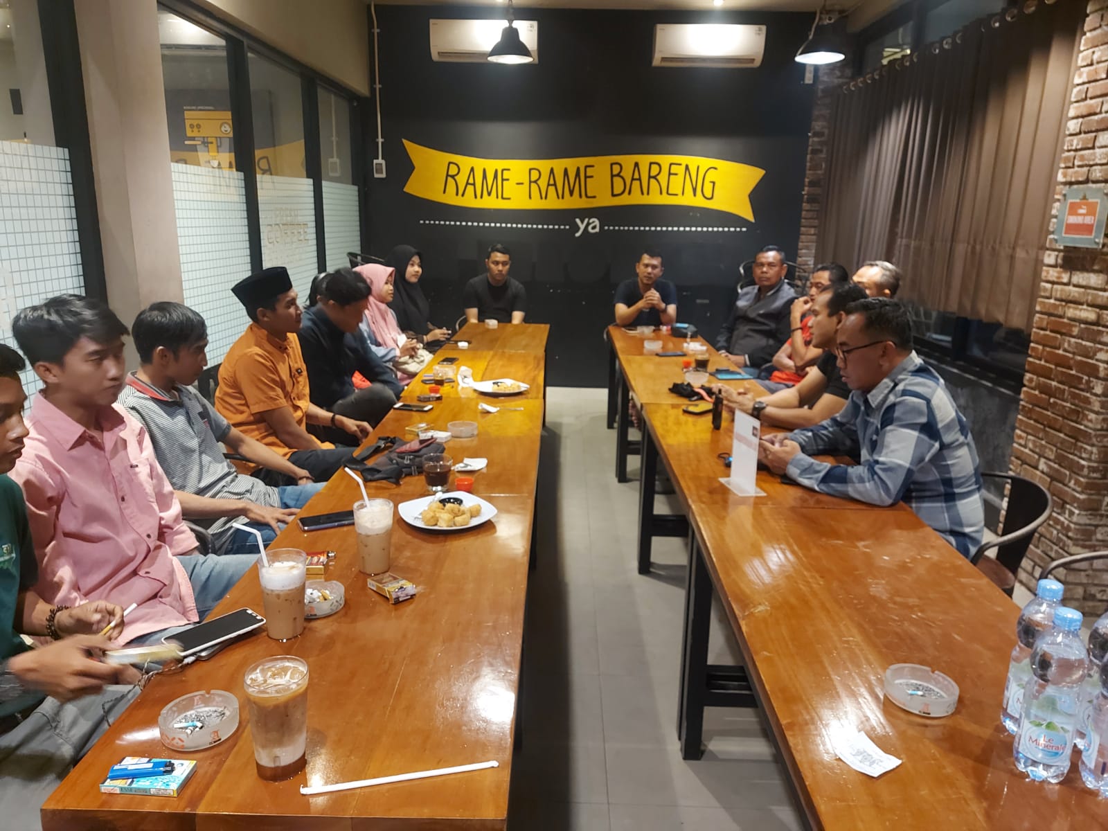 Diagram dengan Mahasiswa HMI, Kapolres Sumenep Ajak Jaga Kondusifitas