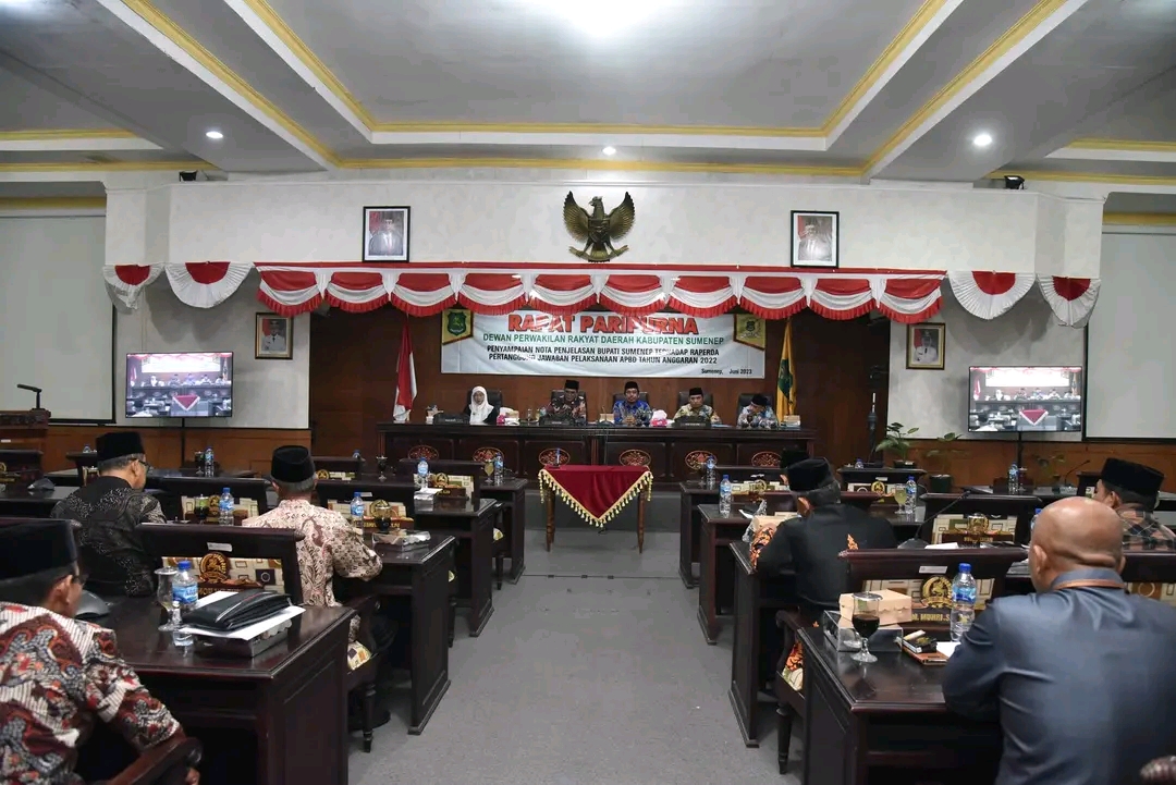 DPRD Sumenep Gelar Paripurna Pertanggung Jawaban Pelaksanaan APBD Tahun 2022