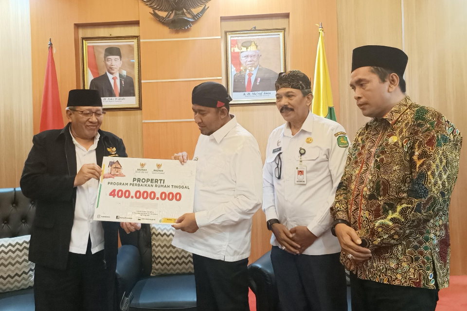 Apresiasi Program RTLH Baznas, Bupati Achmad Fauzi Wongsojudo; Harus Tepat Sasaran
