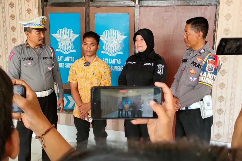 Viral di Tiktok, Sopir Truk Oleng Asal Pamekasan Diamankan Polres Sumenep