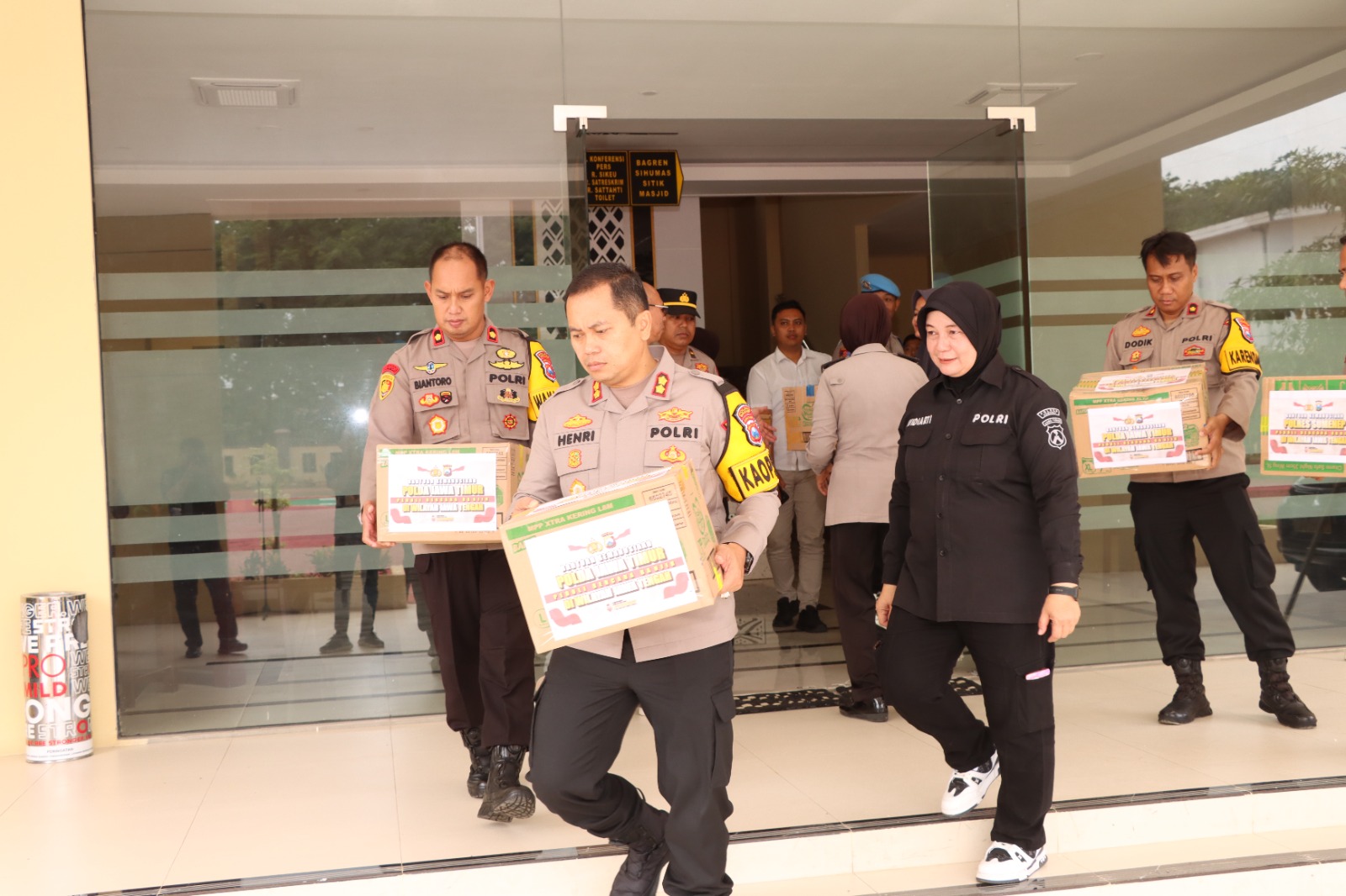 Polres Sumenep Kirim Bantuan Kemanusiaan Untuk Korban Banjir di Jawa Tengah