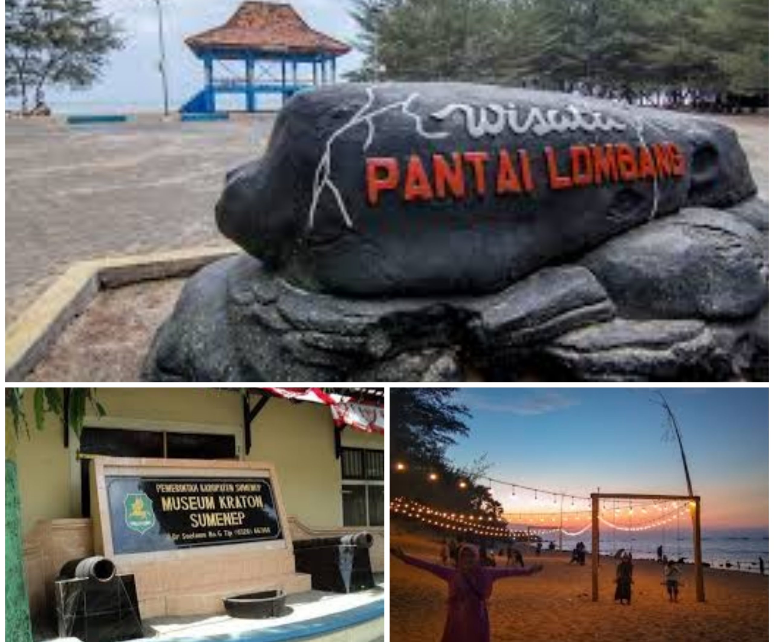 Tiket Masuk Pantai Lombang, Pantai Slopeng dan Museum Keraton Sumenep Resmi Naik
