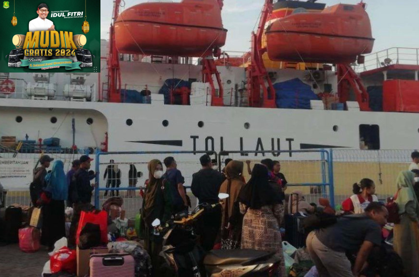 Mudik Gratis Bagi Masyarakat Kepulauan Sumenep, Warga: Terima Kasih Bupati Achmad Fauzi
