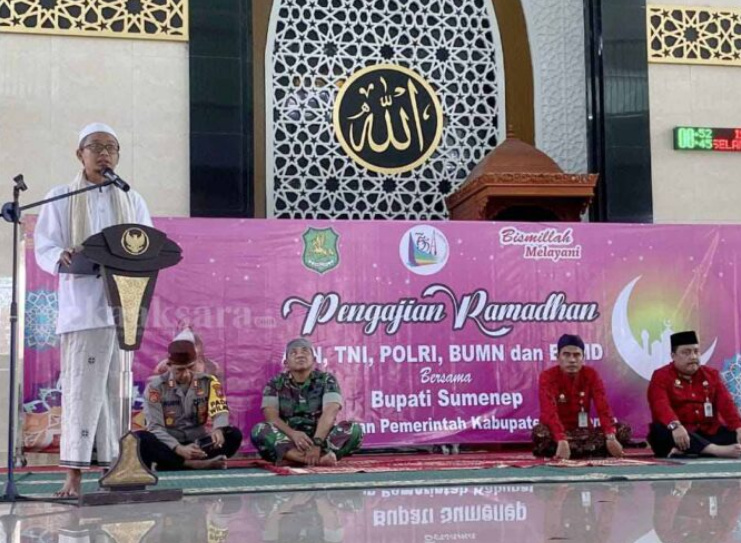 Tingkatkan Keimanan, Pemkab Sumenep Gelar Pengajian Ramadan Bagi ASN