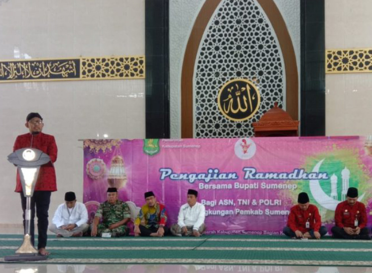 Pengajian Rutin Bulan Ramadan, Pemkab Sumenep Hadirkan KH Taufikurrahman Syakur