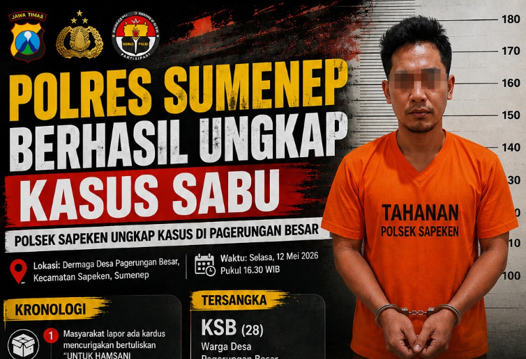 Paket Mencurigakan di Dermaga Pagerungan Besar Ternyata Berisi Sabu, Seorang Pria Diamankan Polisi