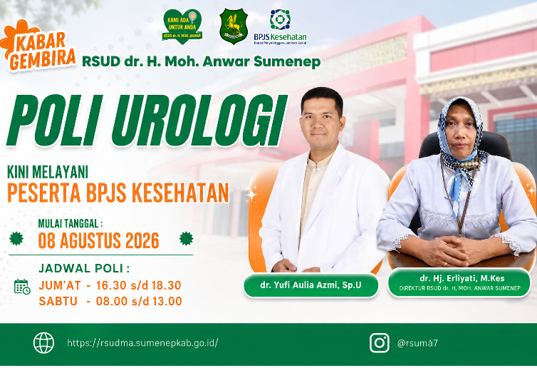 Peserta BPJS Kini Bisa Berobat di Poli Urologi RSUD Sumenep