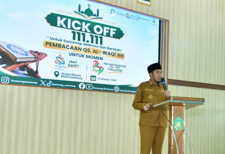 Bupati Sumenep Dukung Gerakan 111.111 Kali Pembacaan Surah Al-Waqi’ah, Perkuat Spiritualitas ASN
